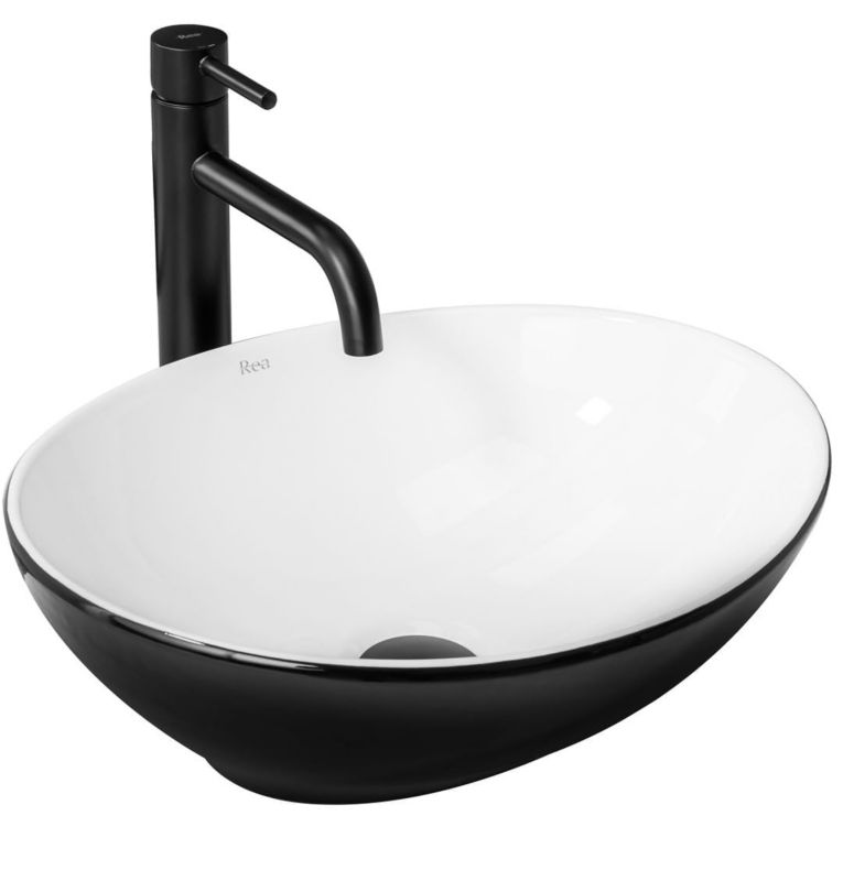 Umywalka nablatowa GTM Design Sofia M3 Czarna 1 szt.