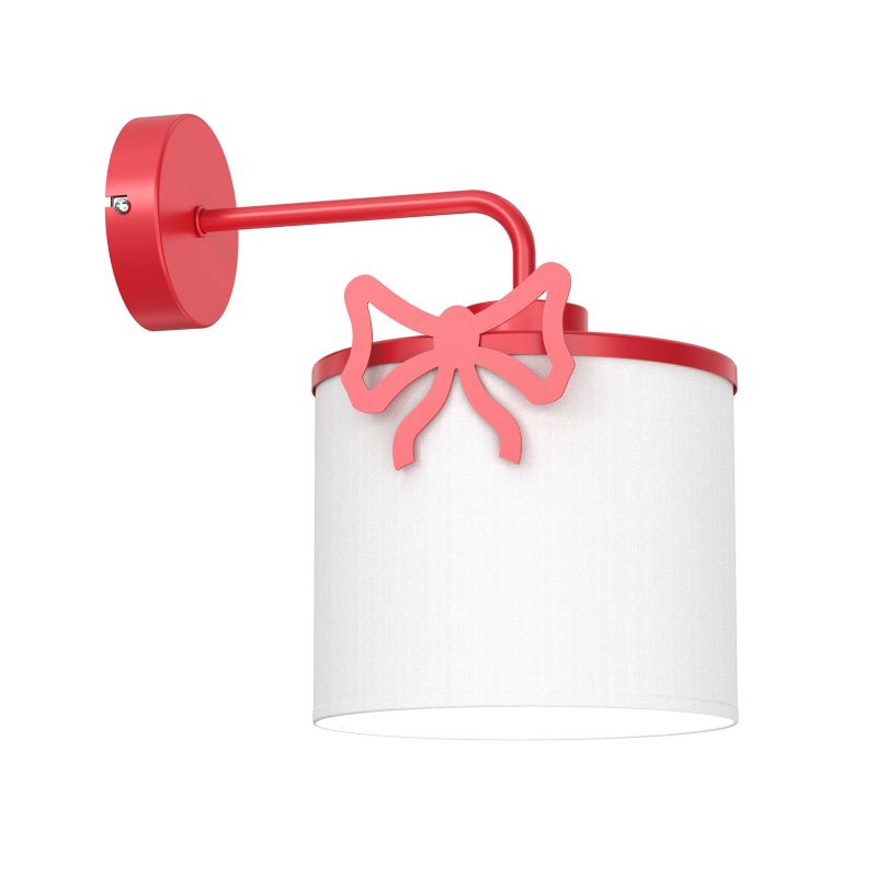 Kinkiet Luminex Sweet czerwono-biały 1 x E27 x 15W IP20 wym: 25 x 18 x 25 cm - 1 szt.