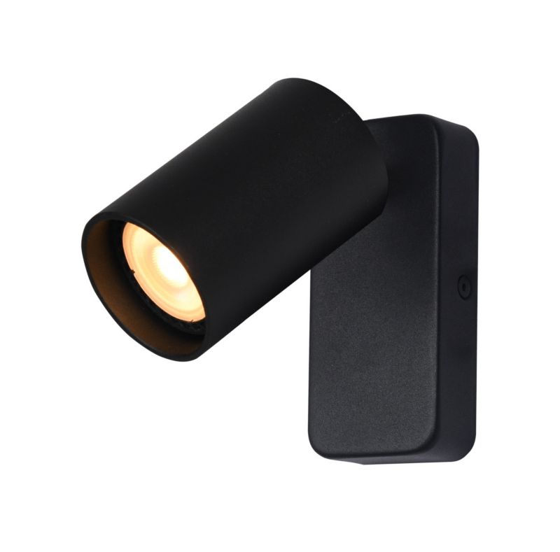 Kinkiet ścienny Italux Nesto czarny piaskowany 1 x GU10 x 10W IP20 wym: 12 x 5,5 x 15 cm - 1 szt.