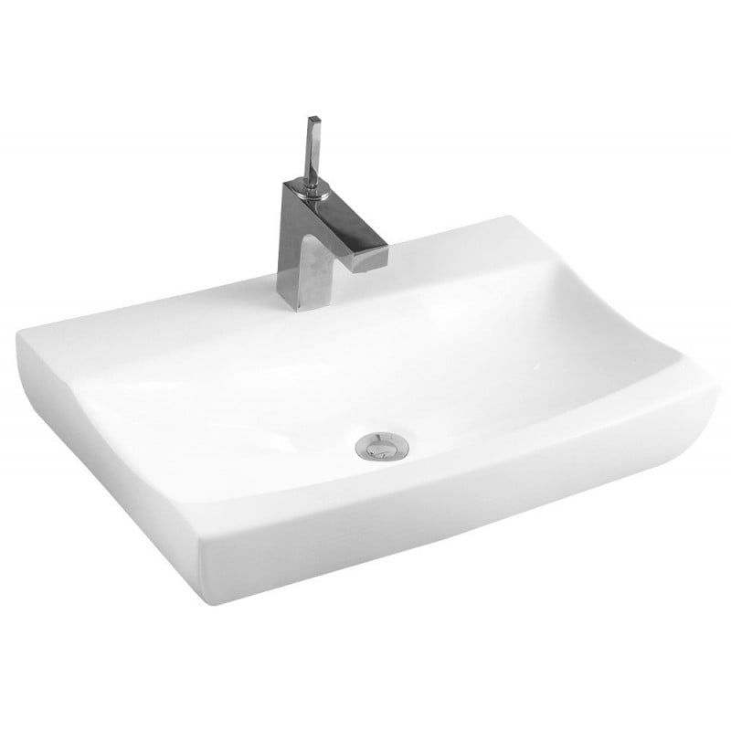 Umywalka nablatowa Mexen Sally biała 62x40 cm 1 szt.