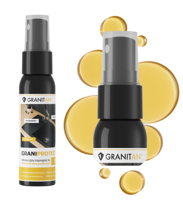 Impregnat do zlewozmywaka granitowy Granitan Graniprotect nabłyszczacz do kuchni 1 szt.