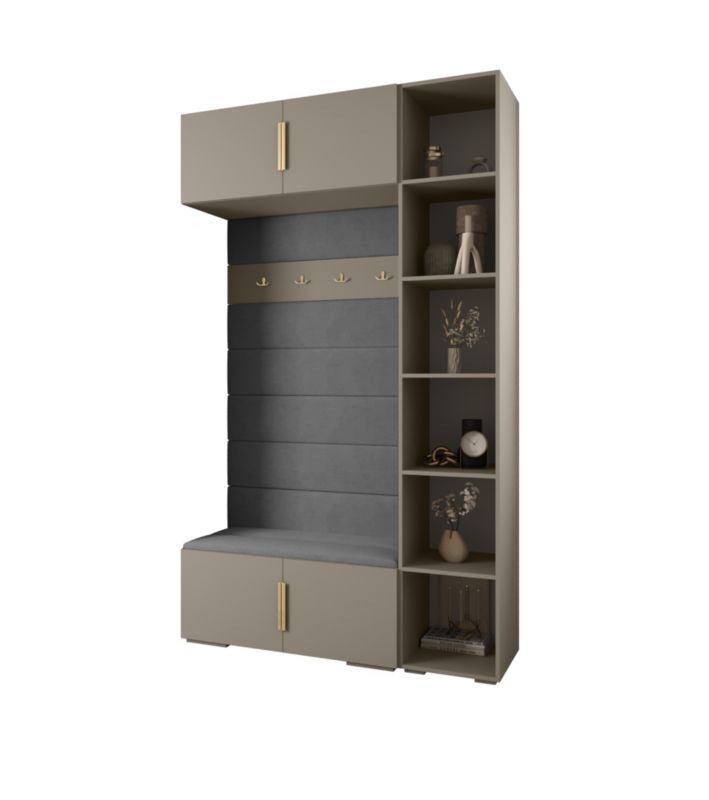 Garderoba do przedpokoju Abiks INOVA 1 Z20 kaszmir+złoty+manila16 1szt.