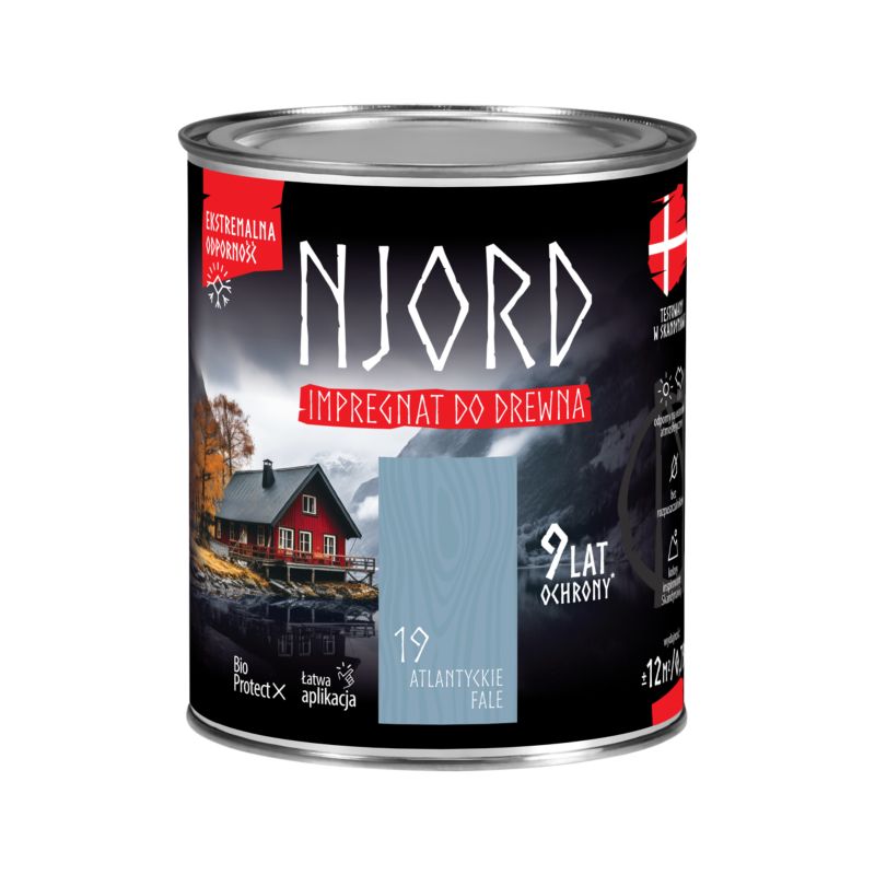 Impregnat do drewna Njord atlantyckie fale 0,75 l