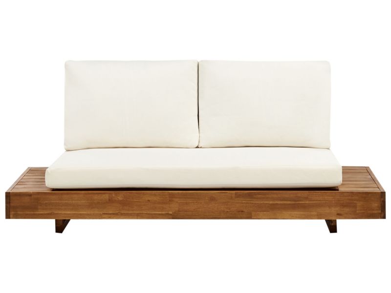 Sofa ogrodowa dla 2 osób Marettimo Certyfikowane drewno akacjowe Brązowy 1 szt.