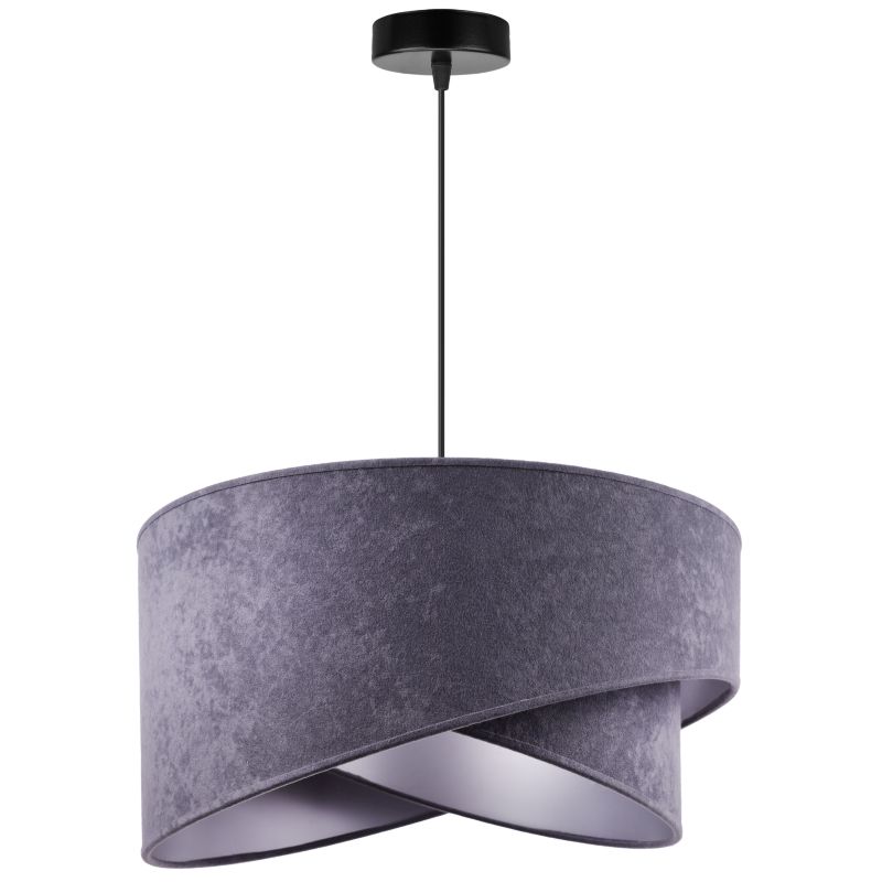 Lampa sufitowa wisząca Light Home LH Mediolan 1x E27 60W ciemny szary 1szt.