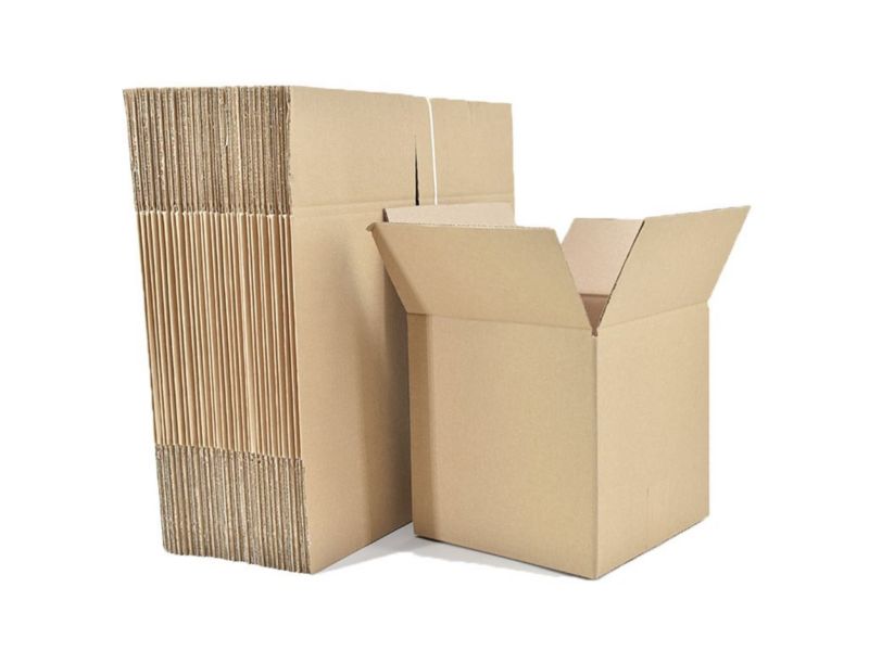 Kartony klapowe Neutralna linia produktów 120x120x120mm, 100 szt.