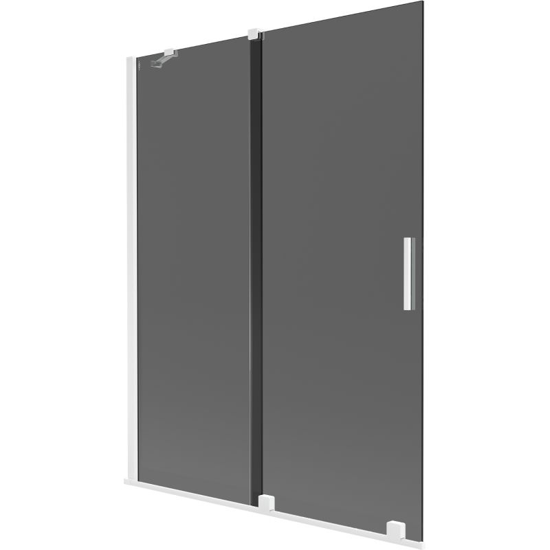 Parawan nawannowy rozsuwany Mexen Velar grafit 130x150 cm 896-130-000-41-20 1 szt.