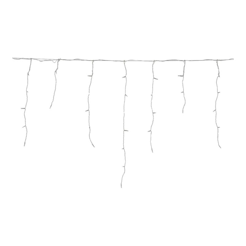 Lampki wewnętrzne 720 LED barwa zimna sople