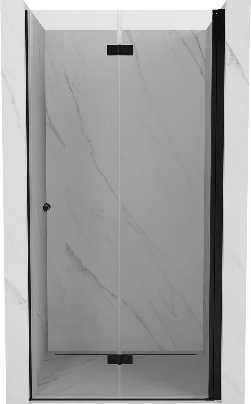 Drzwi prysznicowe składane Mexen Mist-F czarne 70x200 cm 1 szt