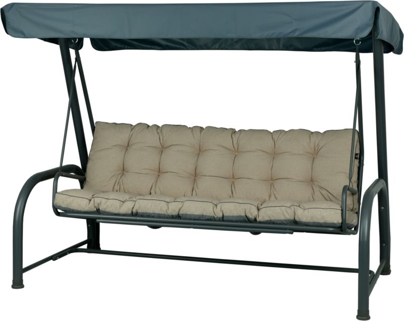 Poduszka poduszki na huśtawkę ogrodową AMPO 175 cm beżowy 1 szt.