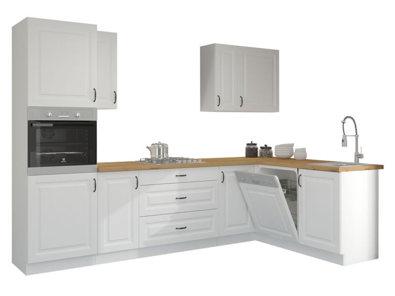 Meble kuchenne MIRJAN 24 Retroline I biały 1 kpl.