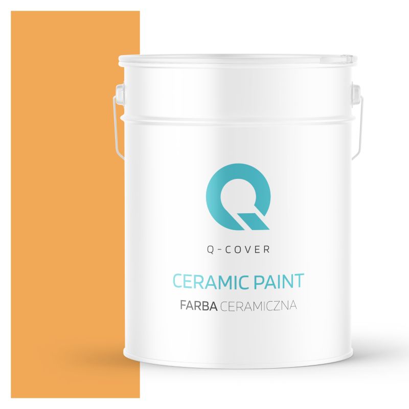 Farba Ceramiczna Do Ścian i Sufitów Q-Cover Dyniowy H6345 Głęboki Mat 10L