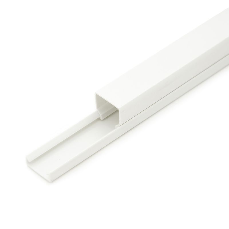 Korytko kablowe CanaLux CNL-C-15015-32, kanał elektroinstalacyjny 15x15mm z pokrywą 64 mb, białe, 32 szt.