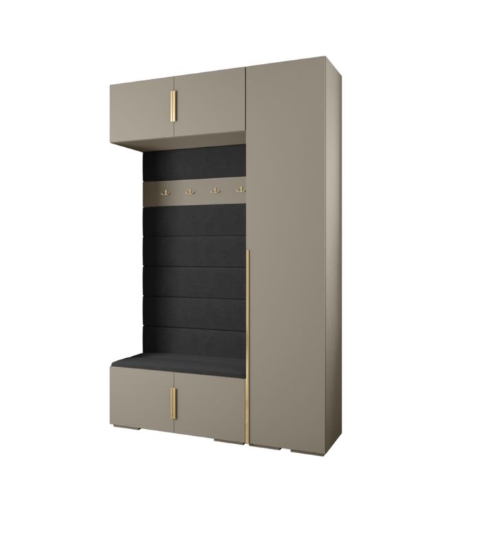 Garderoba do przedpokoju Abiks INOVA 1 Z19 kaszmir+złoty+manila18 1szt.