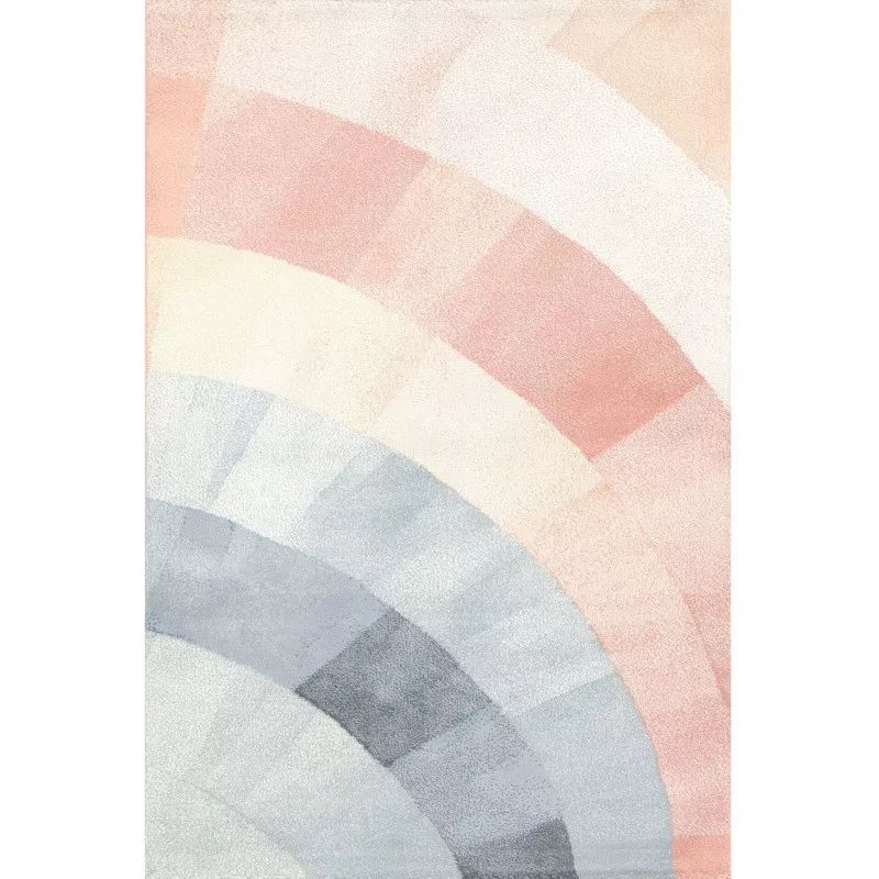 Dywan SUNNY PasteLowa Tęcza, dziecięcy, pastelowy wzór łuku, 120x170 cm, 1 szt.