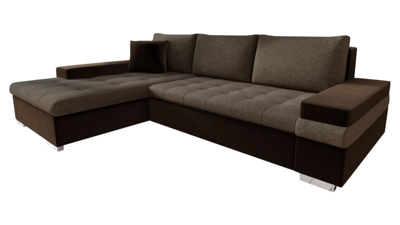 Narożnik z funkcją spania MIRJAN 24 Bangkok Mini czekoladowy/jasny brąz/czekoladowy 1 szt.