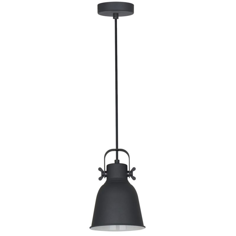 Lampa wisząca Italux Lavare biało-czarna wym: 170 x 16 x 16 cm 1xE27 x 40W 1 szt.