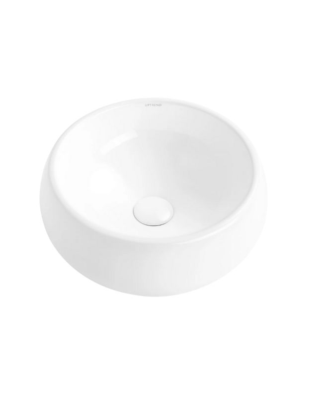 Umywalka nablatowa Uptrend OSLO biały połysk 1 szt.