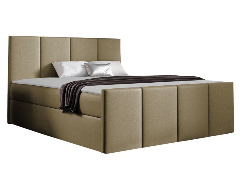 Łóżko kontynentalne MIRJAN 24 Lars 140x200 beżowy 1 szt.