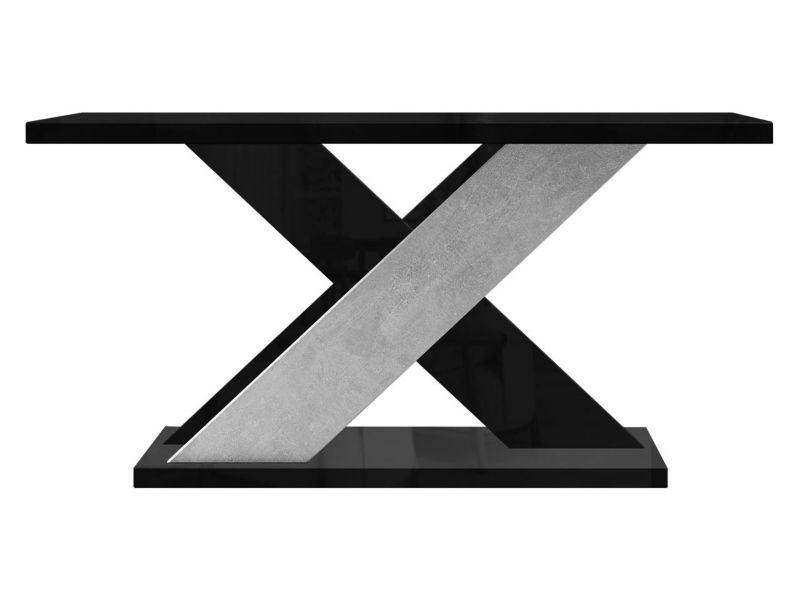 Stolik kawowy MIRJAN 24 Xao czarny połysk / beton 1 szt.