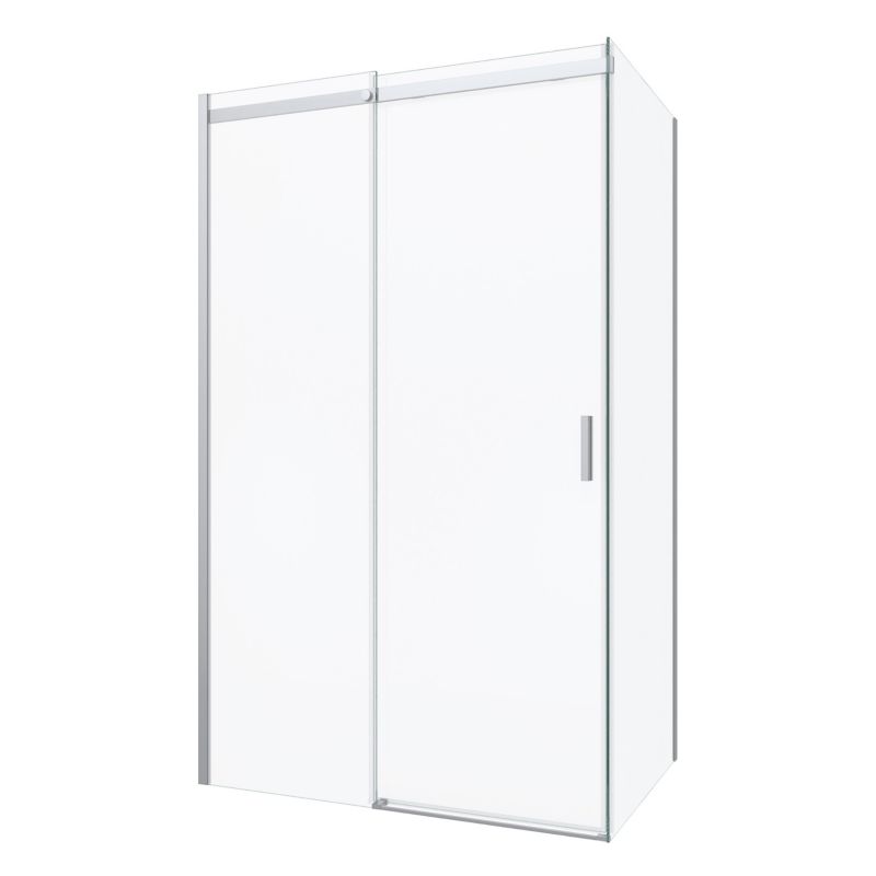 Kabina prysznicowa SEVANTE 100x80 prostokątna przesuwna SORRENTO chrom 1 szt.