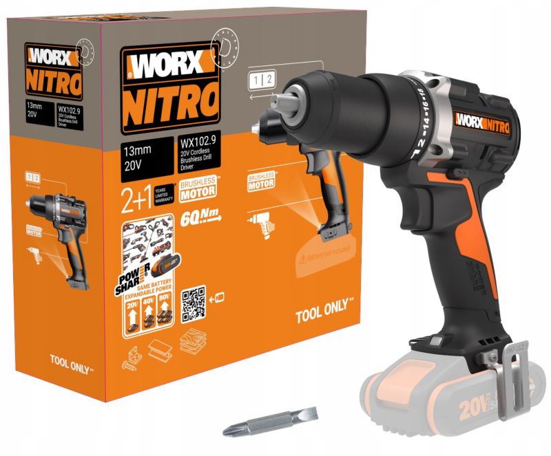 Wiertarko-wkrętarka WORX WX102.9 1 szt.