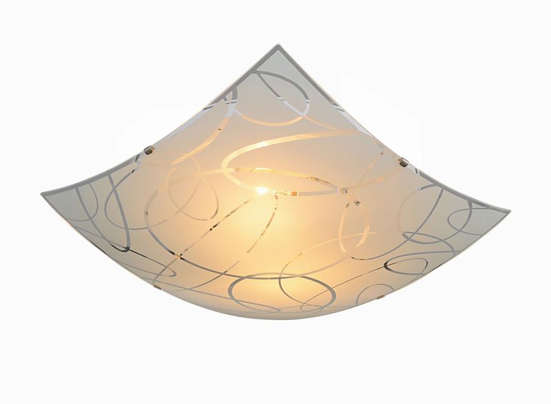 Plafon Trio Spirelli biały 2 x E27 x 40W IP20 wym: 9,5 x 40 x 40 cm - 1 szt.