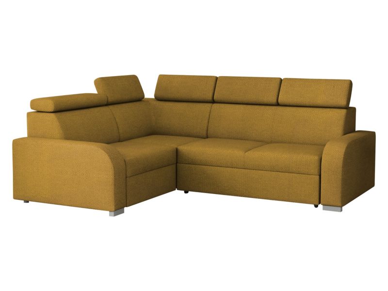 Narożnik z funkcją spania MIRJAN 24 Oslo 2rR1 80 welur kurkuma 1 szt.