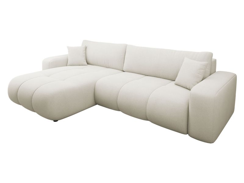 Narożnik z funkcją spania MIRJAN 24 Furyn Maxi biały papirus 1 szt.