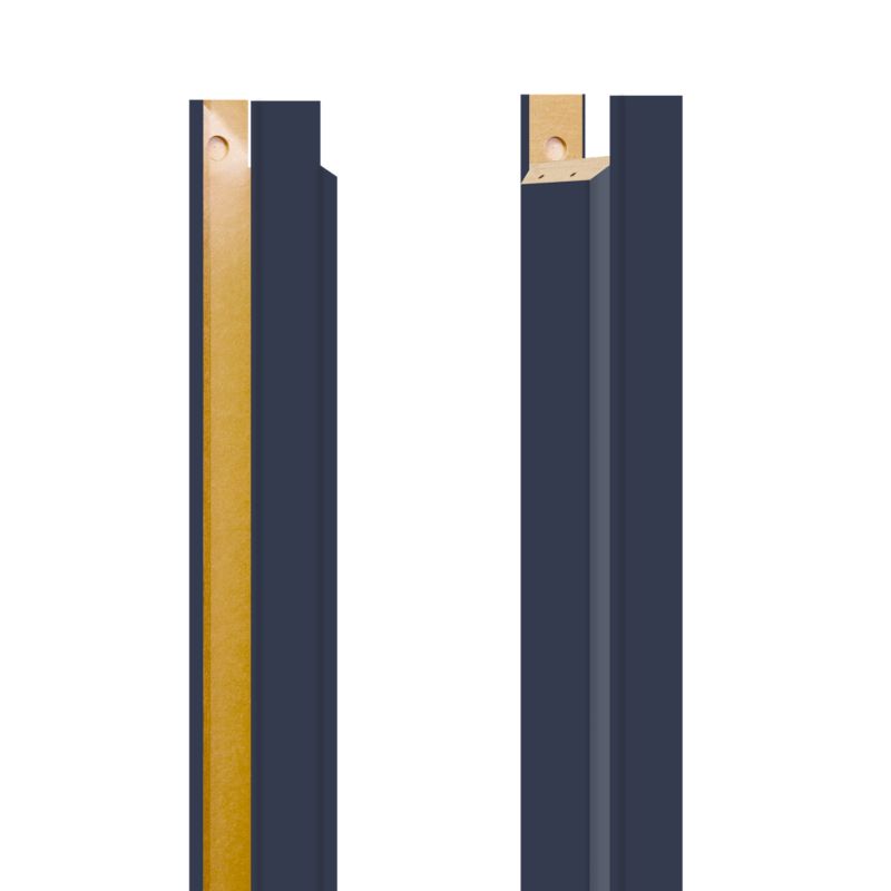 Baza ościeżnicy regulowana Fortia 95-115 mm 8 cm 90 stopni lewa do drzwi bezprzylgowych granatowa