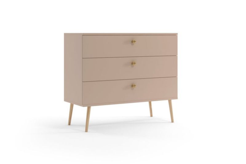 Komoda Melimeble LEBEL 2 z szufladami 100cm macchiato 1 szt.