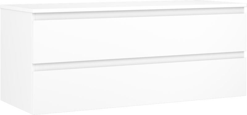 Szafka łazienkowa podumywalkowa Mexen Orio biała mat 120 cm 2 szuflady 1 szt.