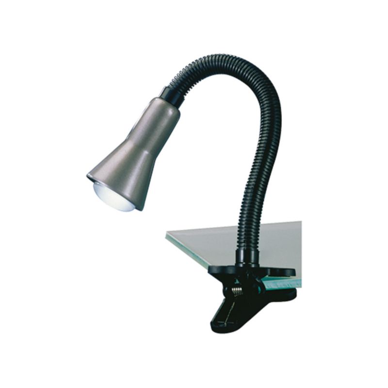 Lampka biurkowa Trio Flexo szara 1 x E14 x 18W IP20 wym: 30 x 8.2 x 8.2 cm tworzywo sztuczne - 1 szt.