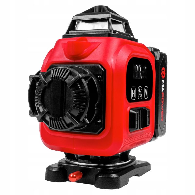 Poziomica laserowa MAPOWER płaszczyznowa 4D laser krzyżowy 360 zielony 1 kpl.