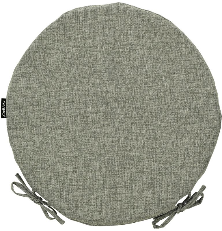 Poduszka na krzesło okrągłe poduszka okrągła AMPO jasny szary 1 szt.