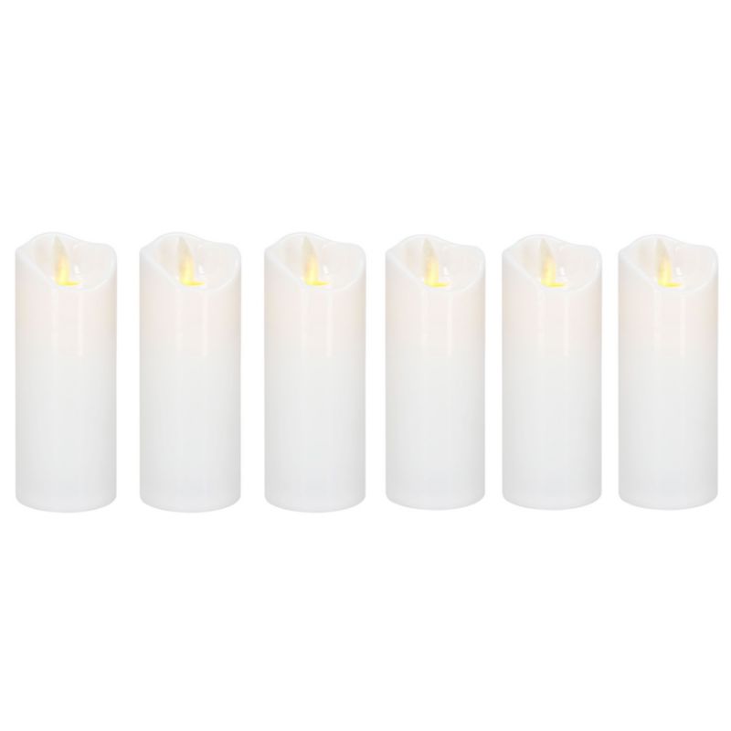 Świece LED elektryczne Springos 13,5 cm na baterie 6 szt.