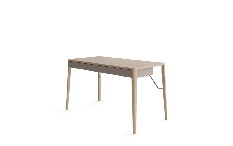 Biurko MINIO go for it MORELIA MK1DB dąb jasny/beż,1 szt.