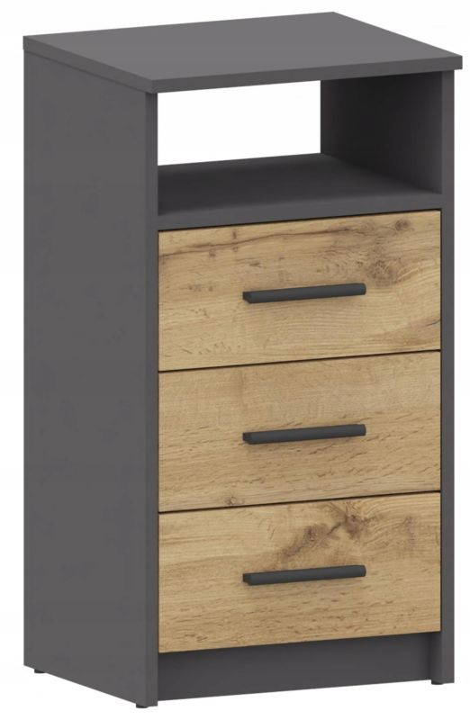 Komoda Matkam 3SO szafka ufc antracyt-wotan 1 szt.