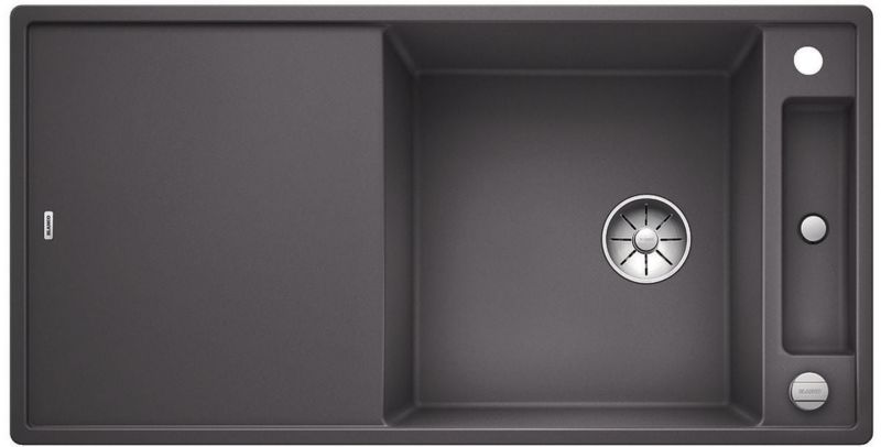 Zlewozmywak Blanco Axia III XL 6 S 100x51 cm Silgranit szarość skały, z deską, 1 szt.