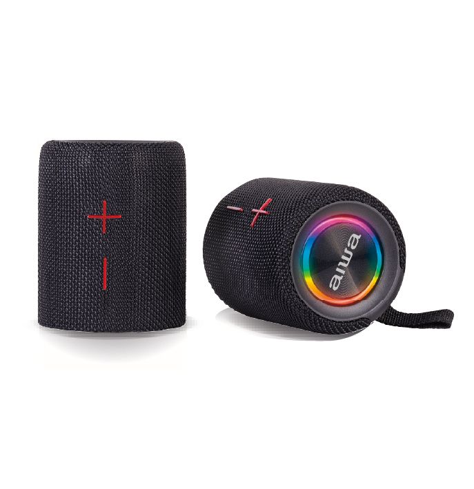 Głośnik BT AIWA BST-250 IPX5 RGB Czarny 1szt.