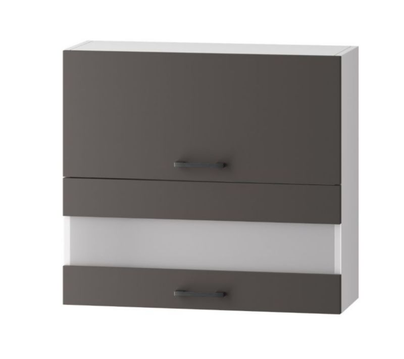 Szafka kuchenna wisząca 80 Stolkar CLARA WS80GRF/2 SP szara grafit 1 szt