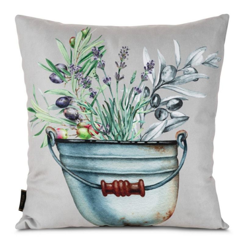 Poszewka Summer1 Eurofirany dekoracyjna na poduszkę 45x45 cm Kwiaty 1 szt.