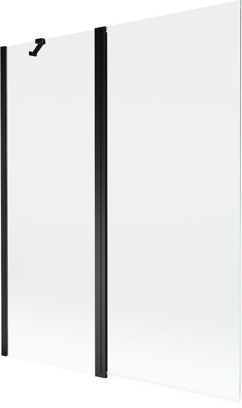 Parawan nawannowy Mexen Mist czarny 140 x 150 cm 2-skrzydłowy - 8A9-140-011-70-00 1 szt.