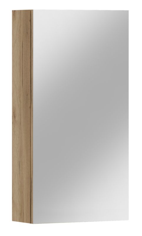 Szafka łazienkowa wisząca ANTICO 40 z lustrem dąb craft złoty 1 szt.