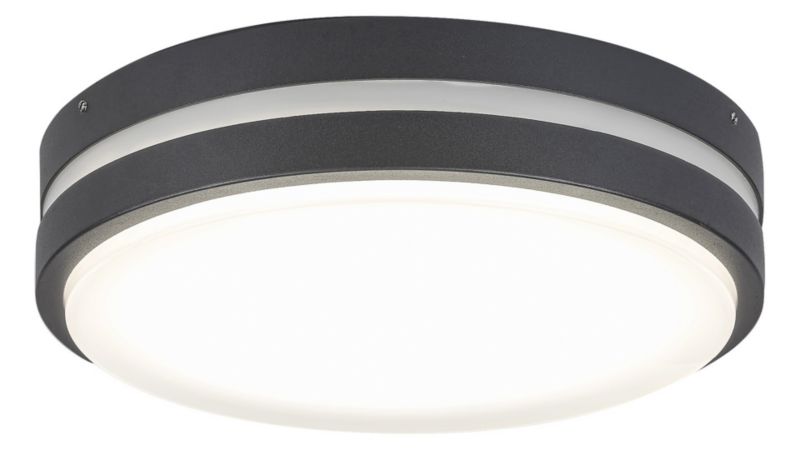 Lampa sufitowa zewnętrzna Rabalux Hamburg antracytowa LED 12W 4000K 900lm IP44 wym: 7 x 28 x 28 cm - 1 szt.