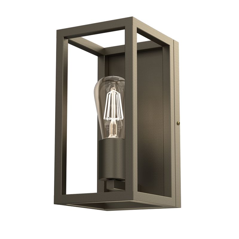 Kinkiet ścienny Luminex Frame tytanowy złoty 1 x E27 x 15W IP20 wym: 30 x 15 x 17 cm - 1 szt.