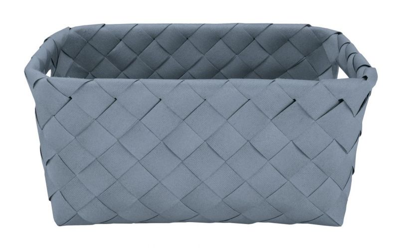 Koszyk łazienkowy Kleine Wolke Aspera niebieski, wodoodporny 18,5x12x28cm, polipropylen, 1 szt.