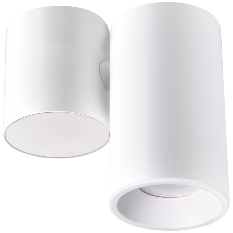 Oprawa sufitowa Polux Hobro biały 1 x GU10 x 10W IP20 wym: 14 x 7 cm - 1 szt.