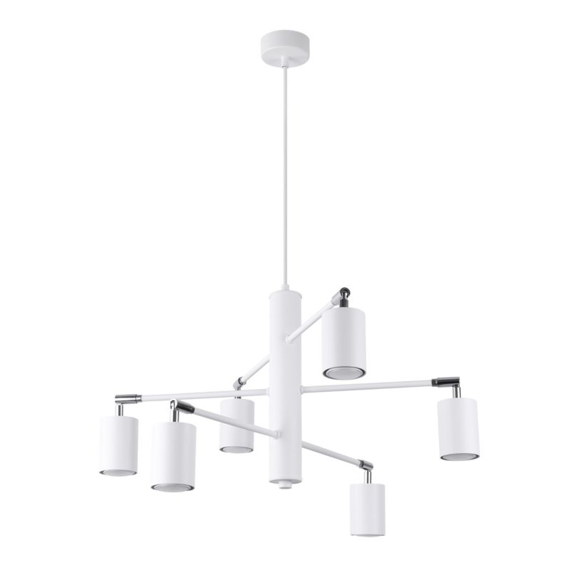 Żyrandol Sollux Lighting LEMMI 6 biały 1 szt.