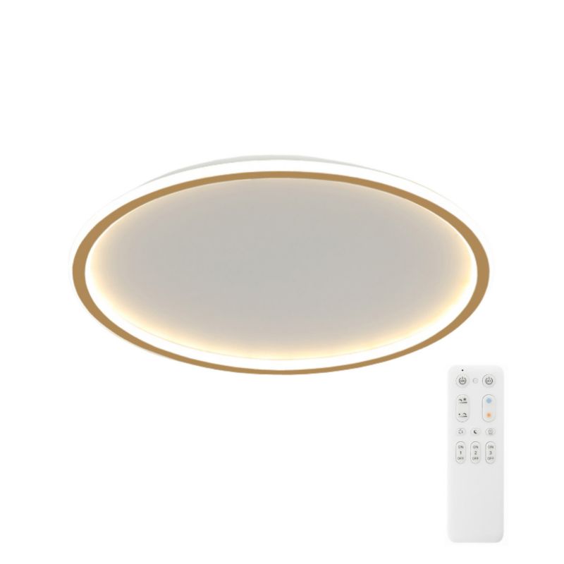 Plafon Abigali Modern biało-złoty LED 36W 3000K-5000K 2880lm IP20 wym: 4,5 x 50 x 50 cm metal - 1 szt.